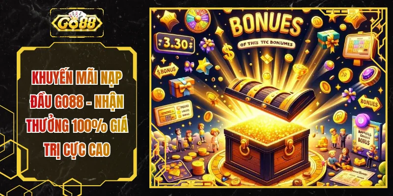 Khuyến Mãi Nạp Đầu GO88 - Nhận Thưởng 100% Giá Trị Cực Cao